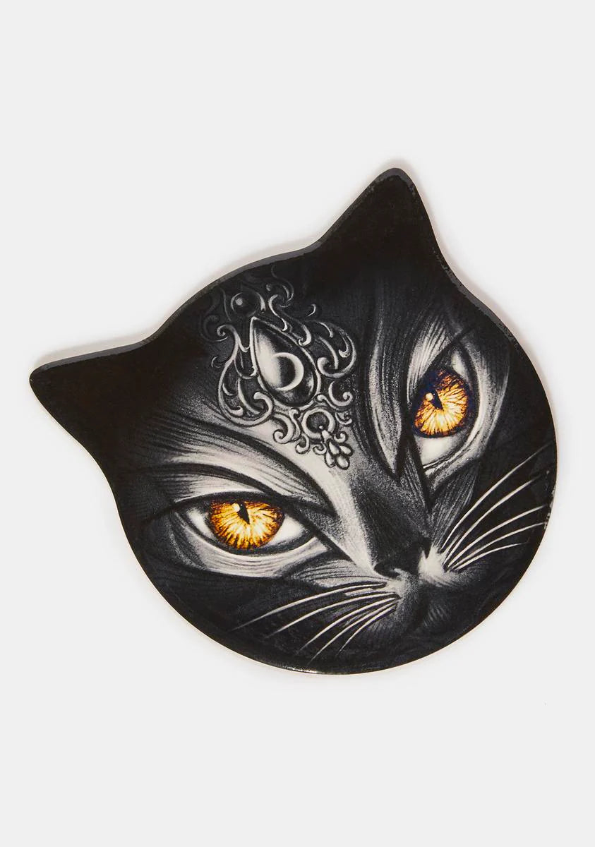 Sacred Cat Ceramic Coaster