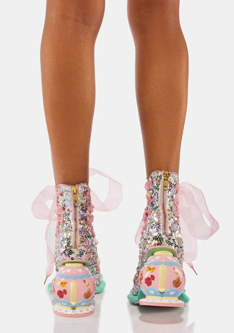 Pink High Tea Heels