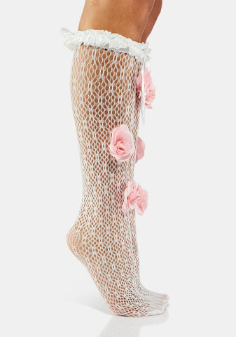 Vanilla True Romance Knee High Socks