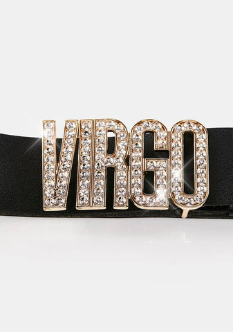 Vain Virgo Rhinestone Belt