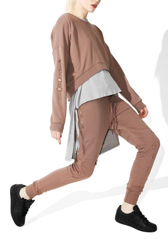 Stretch My Hands Distressed Sweatpants