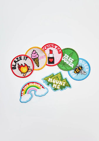 Summer Somewhere Patches Set