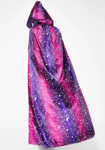 I Saw The Sign Hooded Cape