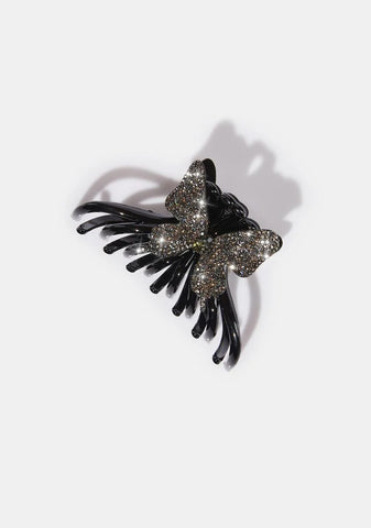 Wing It Up Rhinestone Hair Claw