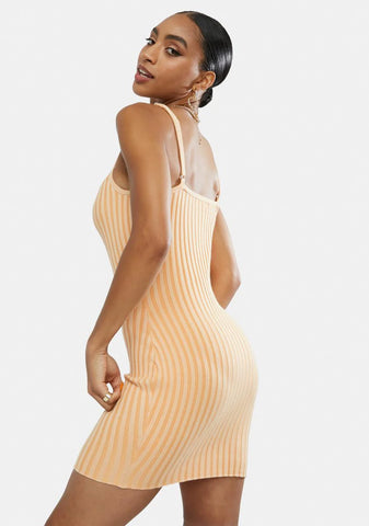 Tangy Good Days On My Mind Mini Dress