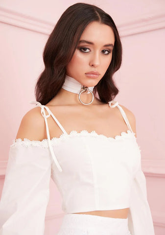 Lily Of The Valley Off The Shoulder Top