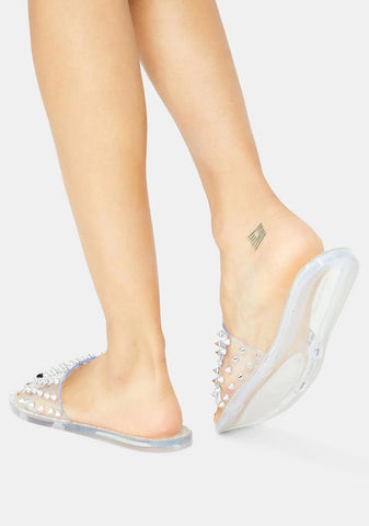 Clearly Such A Stud Spiky Slides