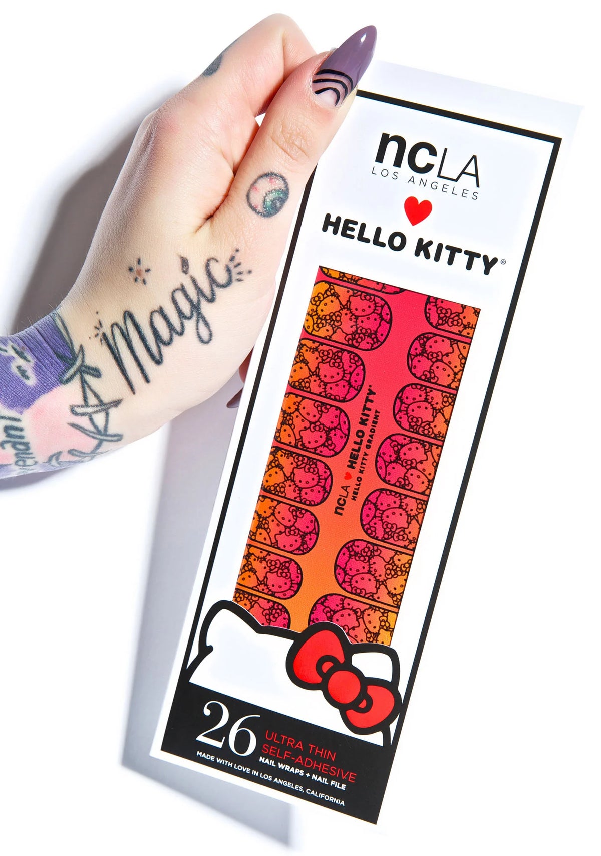 Hello Kitty Gradient Nail Wraps