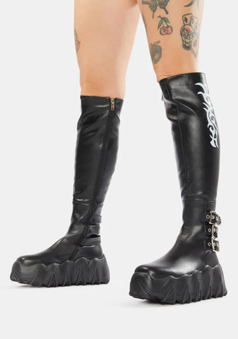 Winner Takes All Knee High Boots
