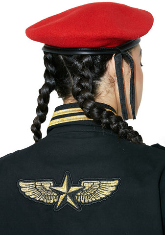 Ruby Wool Monty Beret