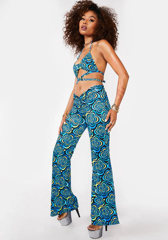 Blissful Visions Flare Pants