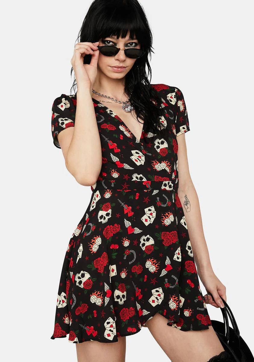 Rockabilly Baby Wrap Dress