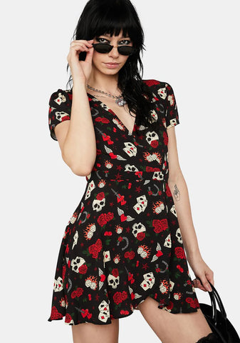 Rockabilly Baby Wrap Dress