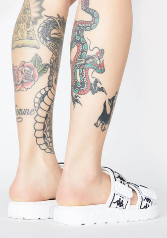 White 222 Banda Aster Logo Slides