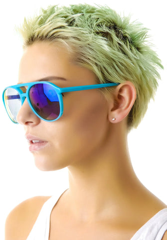 Amelia Deluxe Sunglasses - Light Blue