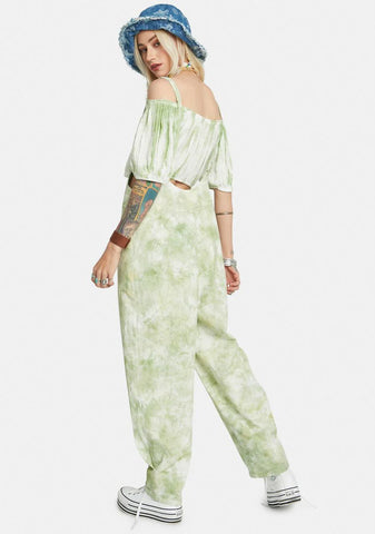 Stroll In Kyoto Overalls Set