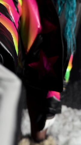 Beyond The Stars Puffer Jacket- Ombre