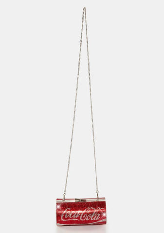 Coke Is It Rhinestone Purse