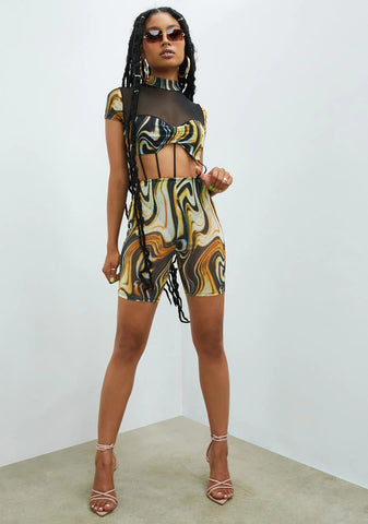 All In My Head Mesh Romper