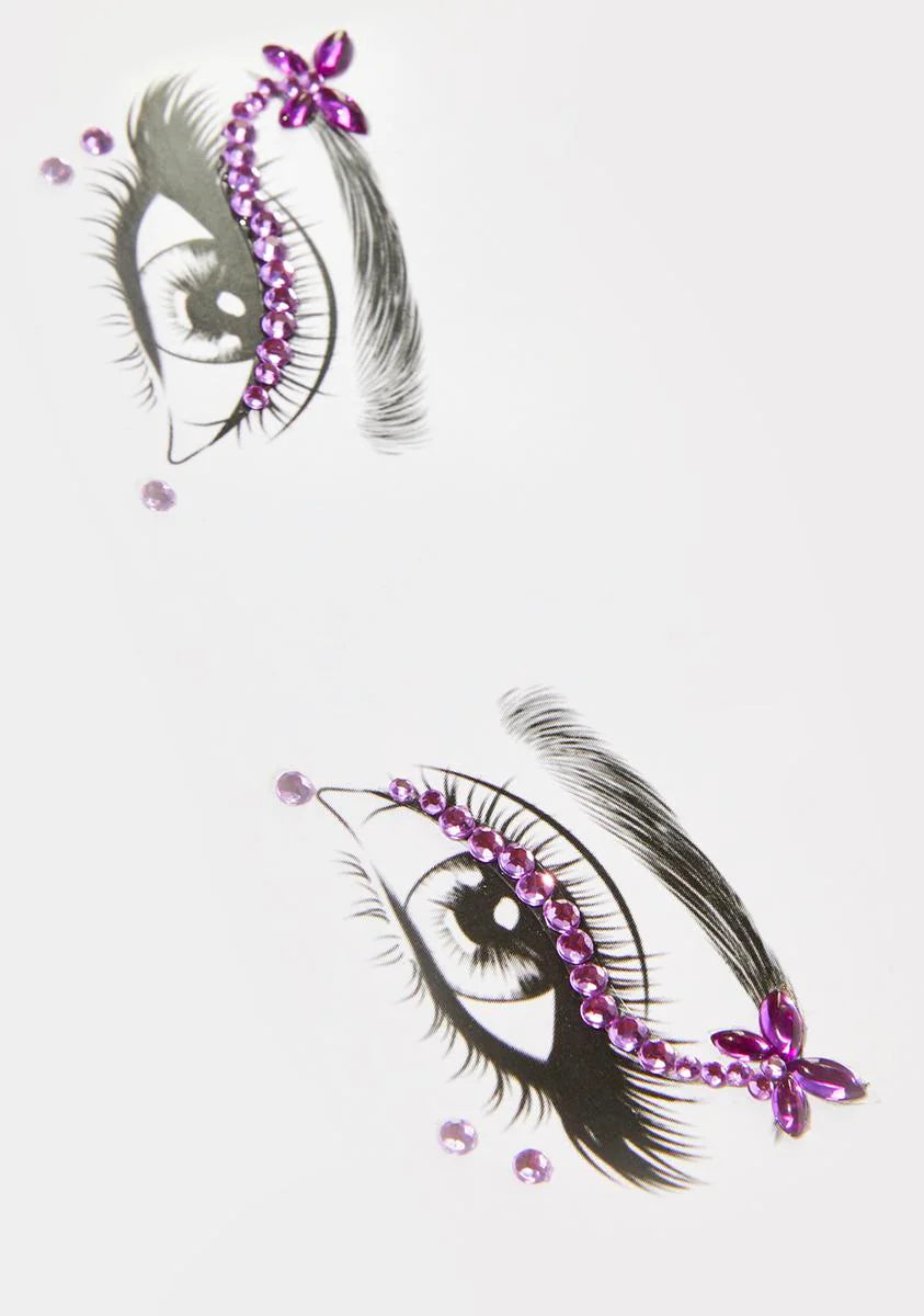 Magic Butterfly Purple Eye Gems