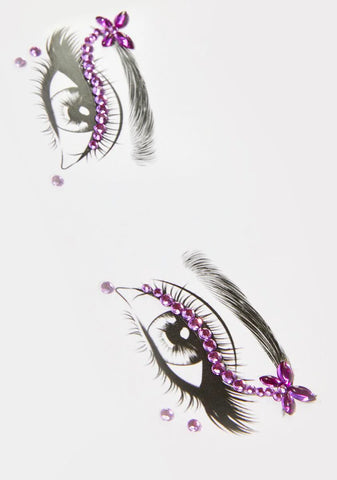 Magic Butterfly Purple Eye Gems