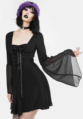 Casting Spells Chiffon Mini Dress