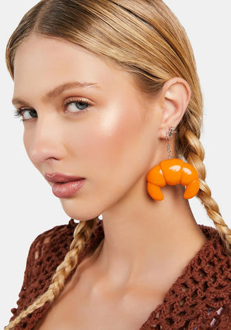 Carb Cravings Croissant Earrings