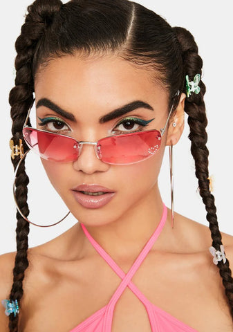 Nelly Rhinestone Sunglasses