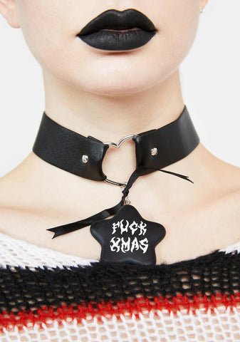 Merry Un-Xxxmas Star Choker