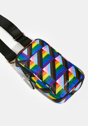Rainbow Crossbody Phone Bag