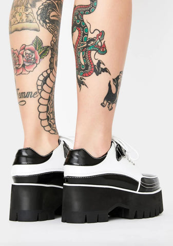 Rude Rebellion Platform Oxfords