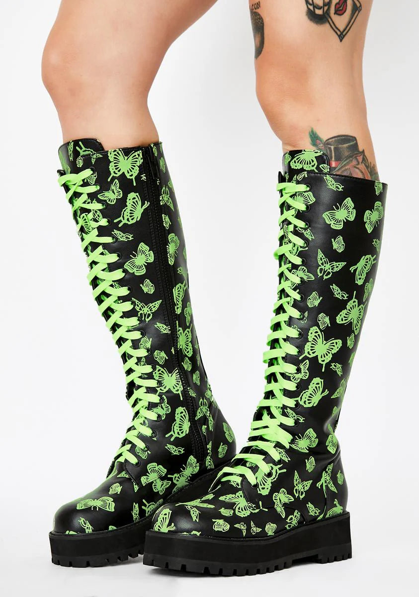 Lucky Wanderer Glow In The Dark Boots