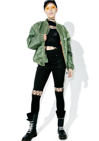 A Different Story Lace-Up Pants