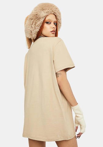 Woodland Creatures Oversized Graphic Tee