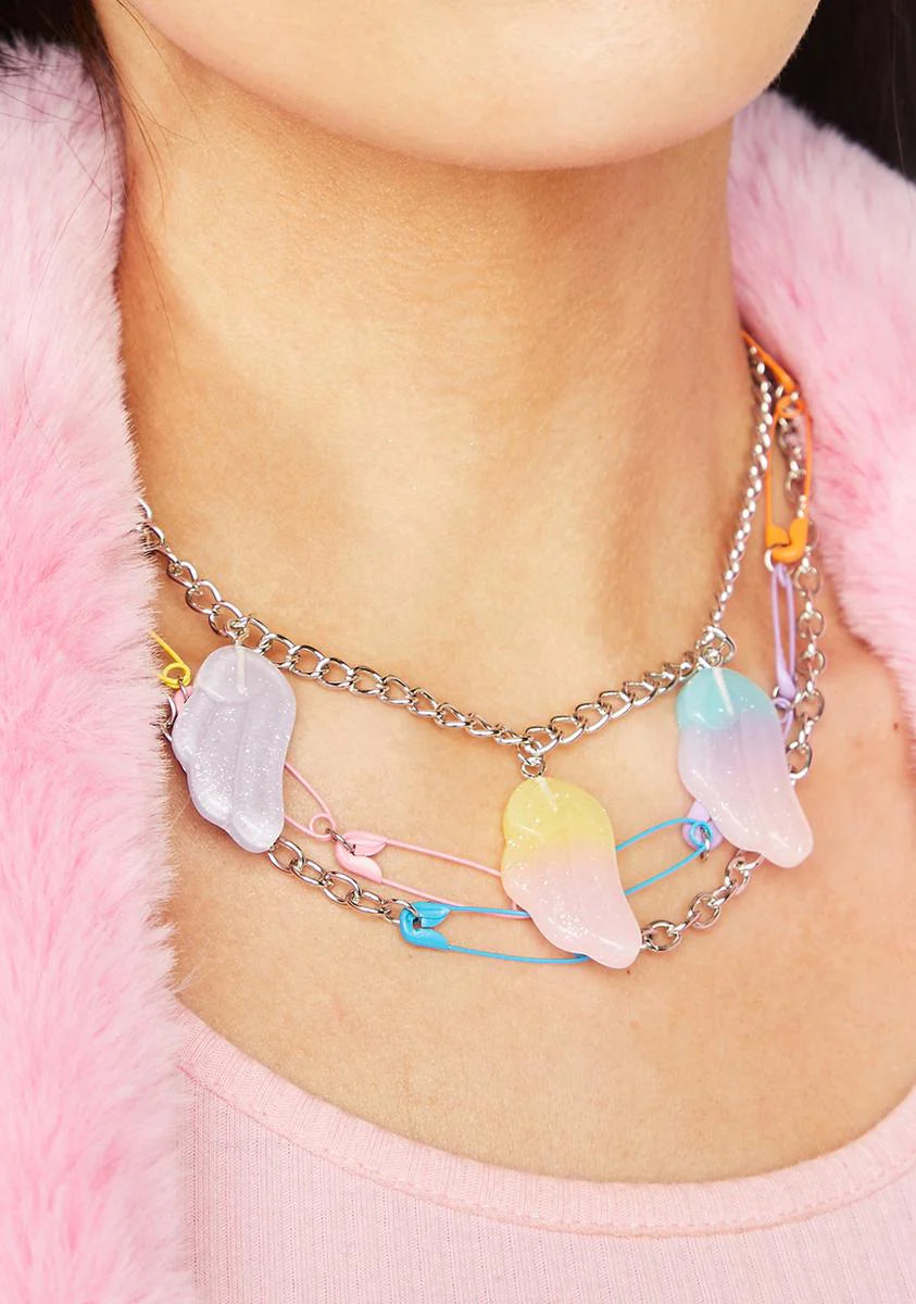 Touched By An Angel Layered Necklace