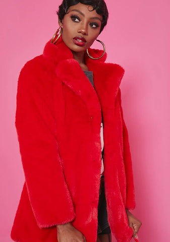 Leading Lady Faux Fur Coat