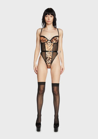 Jungle Kitten Belted Teddy