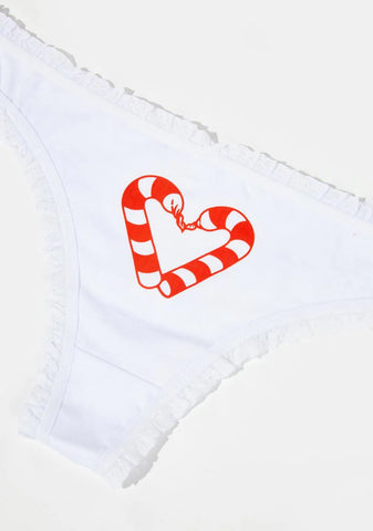 White Christmas And Chill Thong