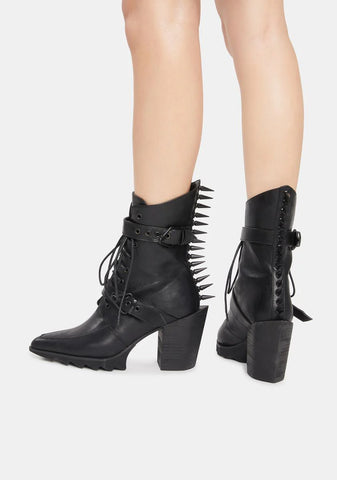 Nox Dare To Destroy Spiked Boots