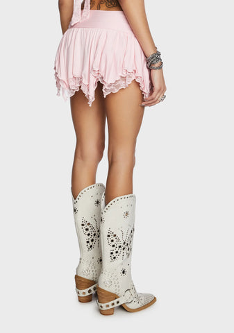 Tales Of Fantasy Mini Skirt - Light Pink