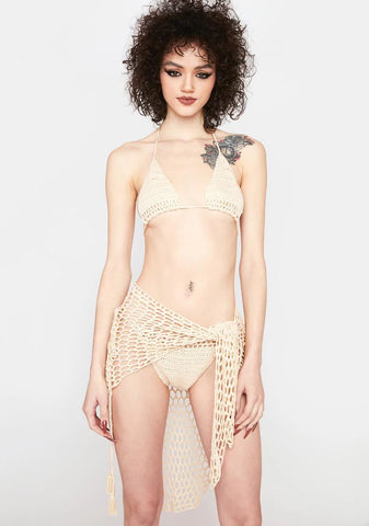 Island Bound Crochet Skirt Set