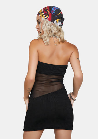 Noir Sunset Date Mini Dress