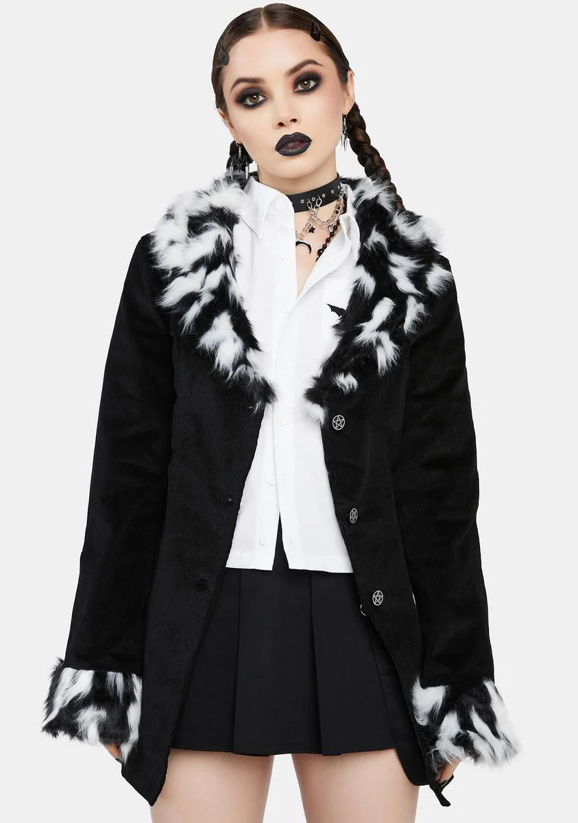 Wicked Fashion Forward Fairy Corduroy Jacket