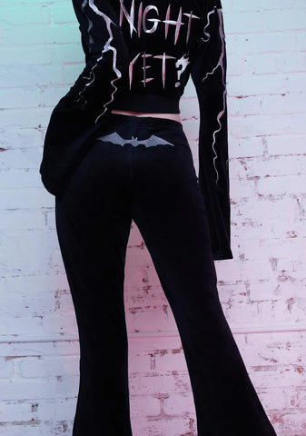 Hidden In Darkness Velour Track Pants