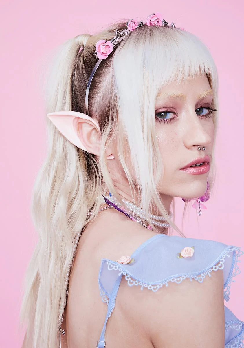 Peach Short Elf Ears