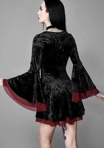 Tempting Enchantress Velvet Dress