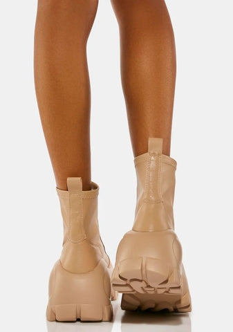 Raven Scars Bubble Chelsea Boots