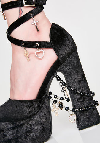 Unholy Revelation Platform Heels
