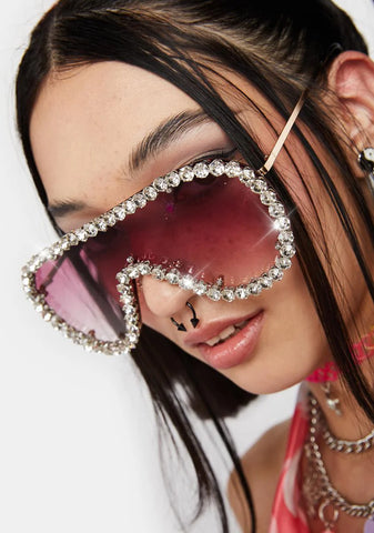 Clubbing Tonight Shield Sunglasses