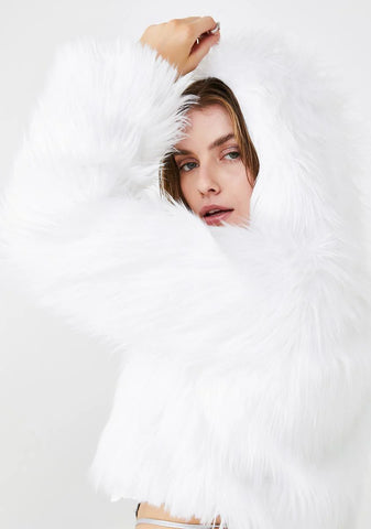 Royal Sugar Light Up Faux Fur Jacket